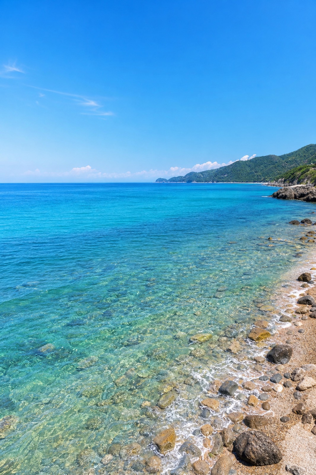 淡路島の青い海